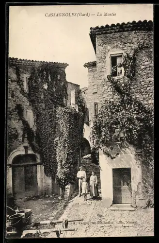 AK Cassagnoles /Gard, La Montée