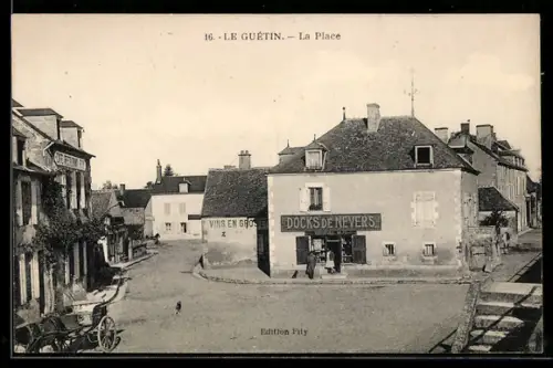 AK Le Guétin, La Place, Café, Docks de Nevers