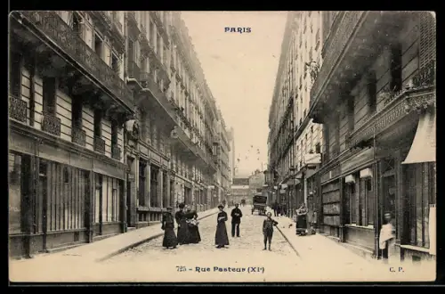 AK Paris, Rue Pasteur