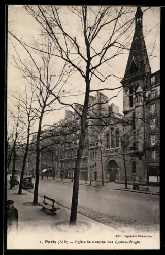 AK Paris, Eglise St-Antoine des Quinze-Vingts