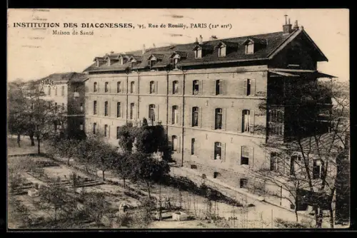 AK Paris, Institution des Diaconesses, 95, Rue de Reuilly, Maison de Santé