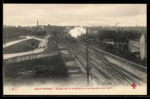 AK Paris, Ligne de la Ceinture à la Glacière