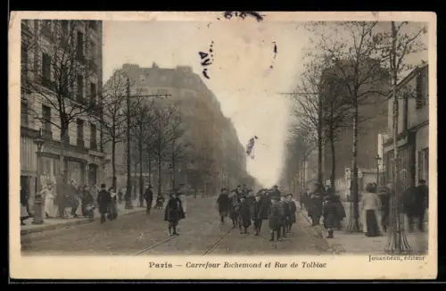 AK Paris, Carrefour Richemond et Rue de Tolbiac