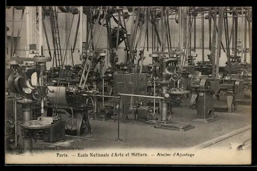 AK Paris, Ecole Nationale d`Arts et Métiers, Atelier d`Ajustage