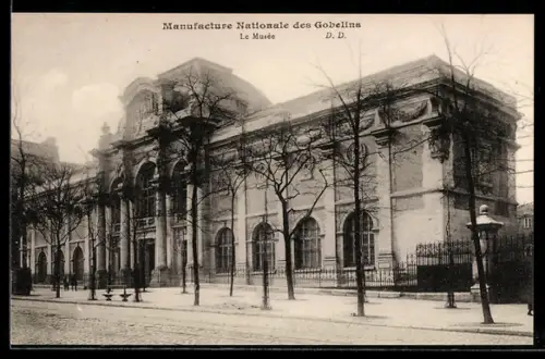 AK Paris, Manufacture Nationale des Gobelins, Le Musée