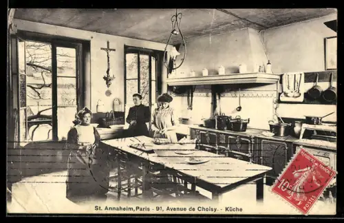 AK Paris, St. Annaheim, 91, Avenue de Choisy, Küche