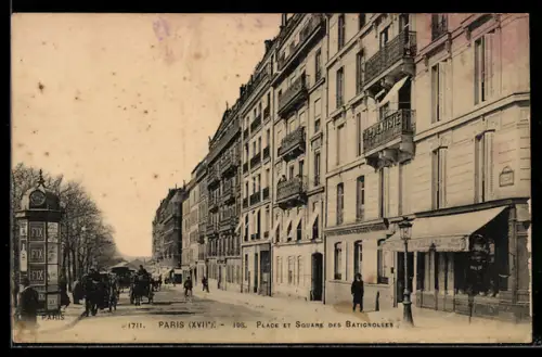 AK Paris, Place et Square des Batignolles