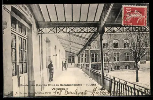 AK Paris, École des Hautes Études Commerciales, Veranda