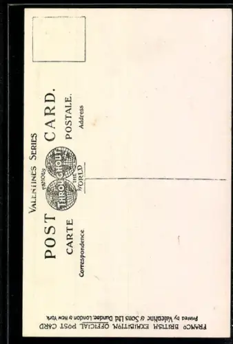 AK London, Franco-British-Exhibition 1908, Rickshaw