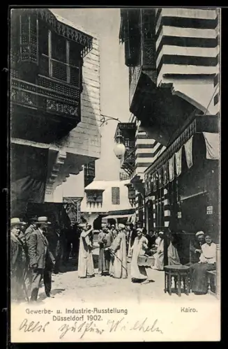 AK Düsseldorf, Gewerbe- und Industrie-Ausstellung 1902, Kairo
