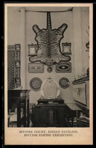 AK British Empire Exhibition, Mysore Court, Indian Pavilion
