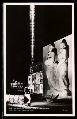 AK London, Festival of Britan 1951, The Islanders, South Bank Exhibition