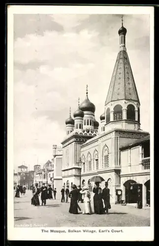 AK London, Earl`s Court, Balkan Village, The Mosque