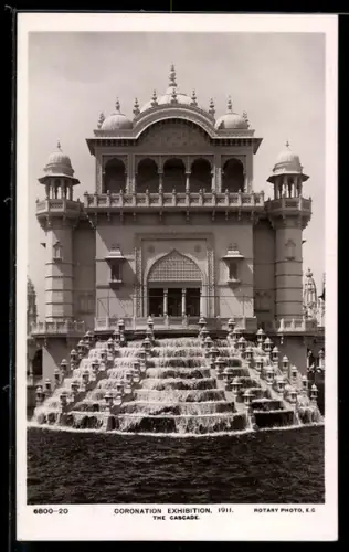 AK London, Coronation Exhibition 1911, The Cascade