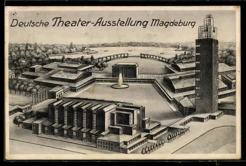 AK Magdeburg, Deutsche Theater-Ausstellung