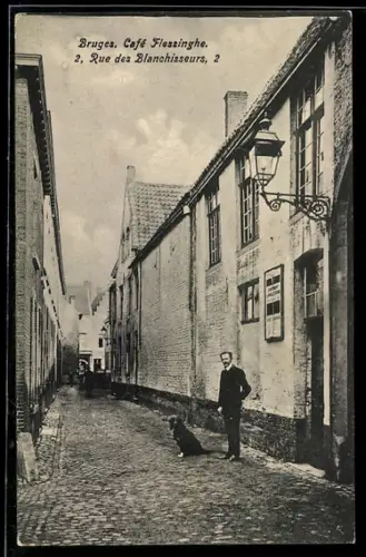 AK Bruges, Cafe Flessinghe, Rue des Blanchisseurs 2