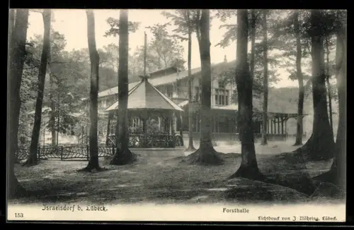 AK Israelsdorf b. Lübeck, Gaststätte Forsthalle