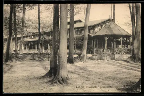 AK Israelsdorf b. Lübeck, Gaststätte Forsthalle