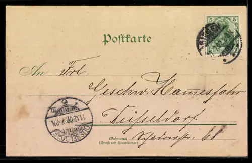 Lithographie Siegen, Totalansicht