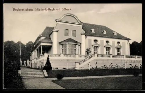 AK Lübeck, Regimentshaus Infanterie-Regiment Lübeck, Kaserne