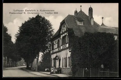AK Eselsfürth /Kaiserslautern, Restaurant K. Christmann