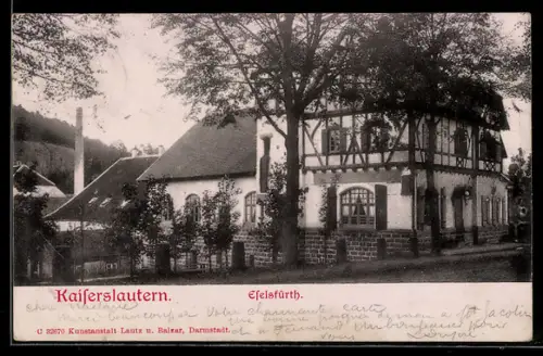 AK Eselsfürth /Kaiserslautern, Gasthaus Barbarossahof
