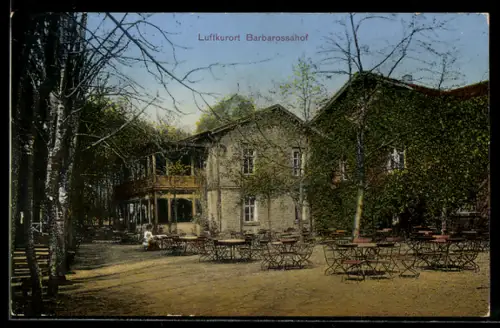 AK Eselsfürth /Kaiserslautern, Gasthaus Barbarossahof, Bes. Flockerzie