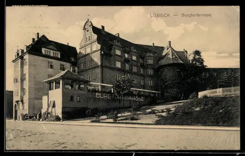 AK Lübeck, Gaststätte Burgtorterrasse