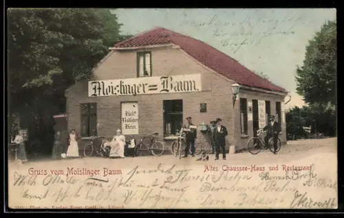 AK Lübeck, Gasthof Moislinger Baum, Altes Chaussee-Haus und Restaurant
