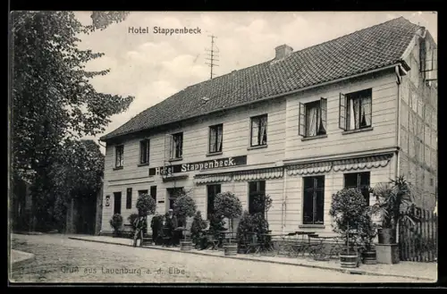 AK Lauenburg a. d. Elbe, Hotel Stappenbeck