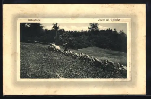 AK Ratzeburg, Jäger bei einer Gefechtsübung