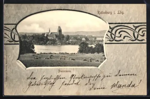 Passepartout-AK Ratzeburg, Panorama