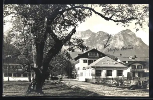 AK Ramsau b. Berchtesgaden, Gasthof Wimbachklamm, Panorama