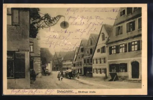 AK Dinkelsbühl, Nördlinger Strasse, Panorama