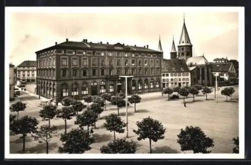 AK Kaiserslautern, Stiftsplatz mit Kirche