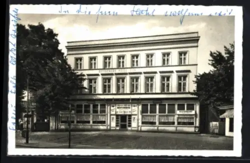 AK Lübeck, Rittschers Hotel zum Reuterkrug, Restaurant, Inh. A. Grohmann, Moislinger Allee 18