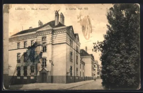 AK Lübeck, Neue Kaserne, 2. Comp. Rgt. 162