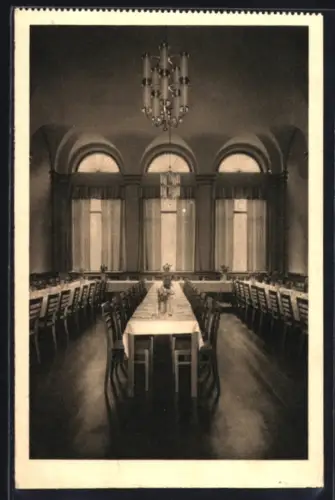 AK Tesperhude /Geesthacht, Waldesruh, Erholungsheim Landesverband der Polizeibeamten Gross-Hamburgs, Speisesaal