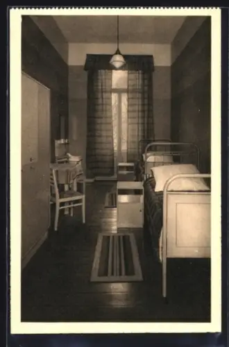 AK Tesperhude /Geesthacht, Waldesruh, Erholungsheim Landesverband der Polizeibeamten Gross-Hamburgs, Doppelzimmer