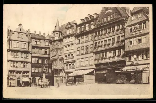 AK Alt-Frankfurt, Partie am Römerberg