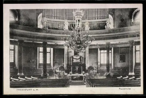 AK Alt-Frankfurt, Paulskirche, Innenansicht