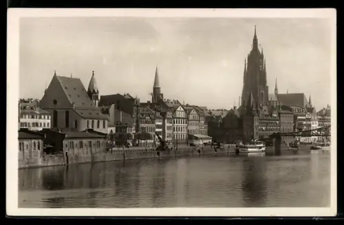 AK Alt-Frankfurt, Mainkai mit Dom