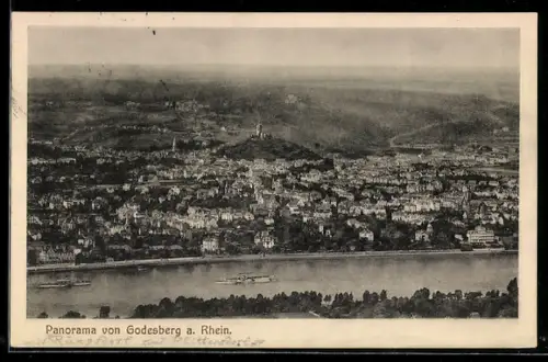 AK Godesberg a. Rhein, Teilansicht