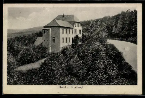 AK Deuselbach, Hotel zum Erbeskopf, Bes. N. Molter
