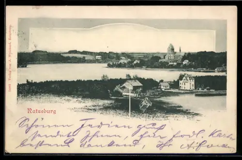 AK Ratzeburg, Ortspartie mit Kirche