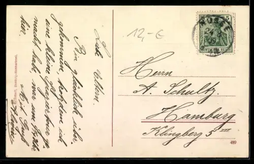 AK Ritzerau, Ortsansicht am Wasser