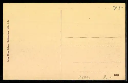 AK Mölln, Rückseite vom Rathaus
