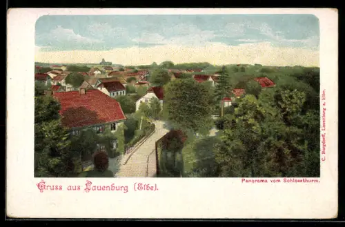 AK Lauenburg, Panorama vom Schlossthurm