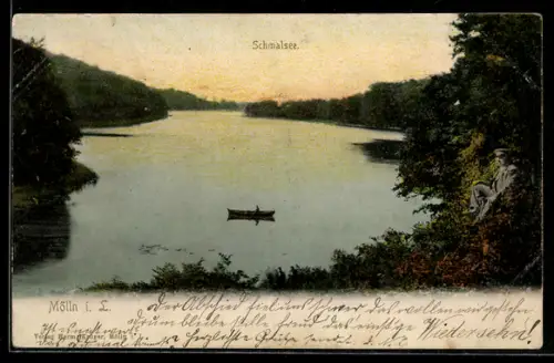 AK Mölln i. L., Schmalsee mit Boot