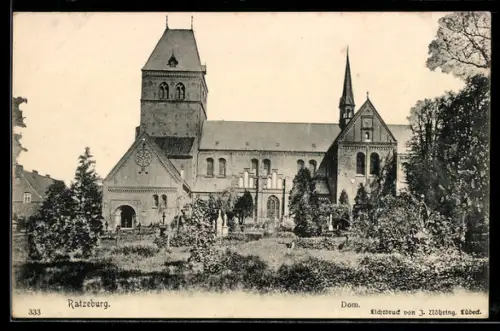 AK Ratzeburg, Blick zum Dom